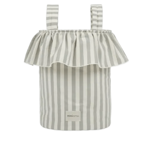 Basket Rayas Mist - Mini Coton