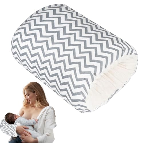 HOWUKE Baby Nursing Arm Breastfeeding Pillow, Breast Feeding Pillows for Babies, Bottle Feeding Travel Pillows for Newborn