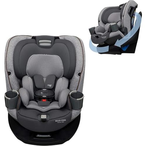 Maxi-Cosi Emme 360 Car Seat: Rotating Car Seat 360, All-in-One Convertible, Car Seat 360 Rotation, Swivel Car Seat in Urban Wonder