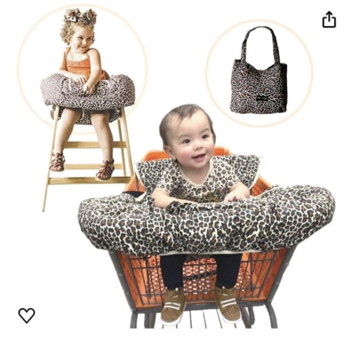 Shopping Cart Cover for Babies- Baby High Chair Cover Restaurant- Shopping Cart Covers for Baby Girl- Grocery Cart Cover for Baby- 7 in 1 Fold & Carry Compact Baby Shopping Cart Cover w/Phone Pocket