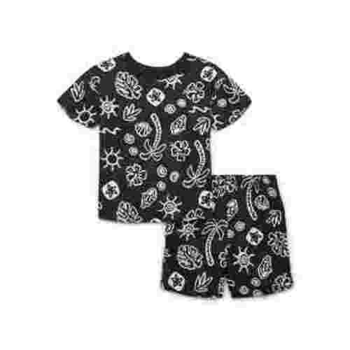 Wonder Nation Toddler Boy Printed Jersey Tee and Shorts Set, 2-Piece, Sizes 12M-5T
