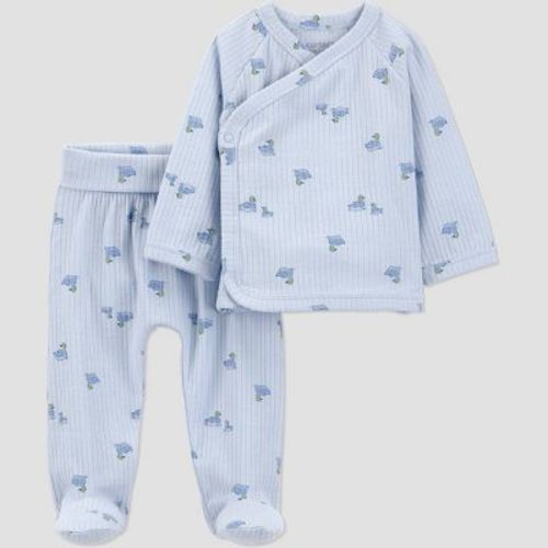 Carter's Just One You® Baby Boys' 2pc Duck Top and Bottom Set - Blue Newborn