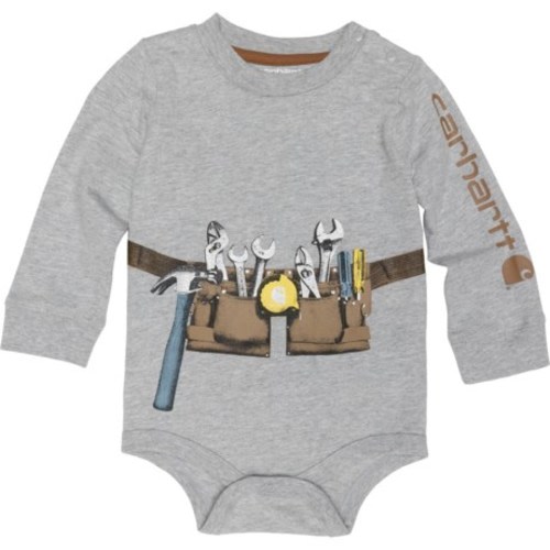 Carhartt Infant Boys CA6312 Toolbelt Baby Bodysuit - Long Sleeve
