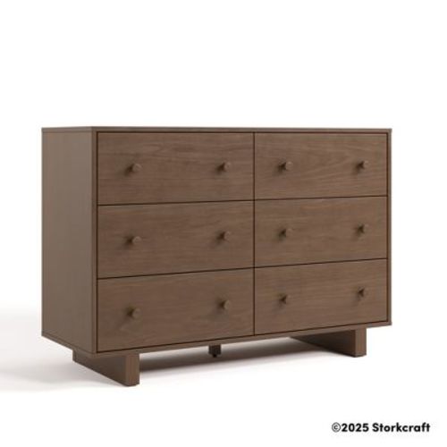 Storkcraft Texas 6 Drawer Dresser - Hazelnut