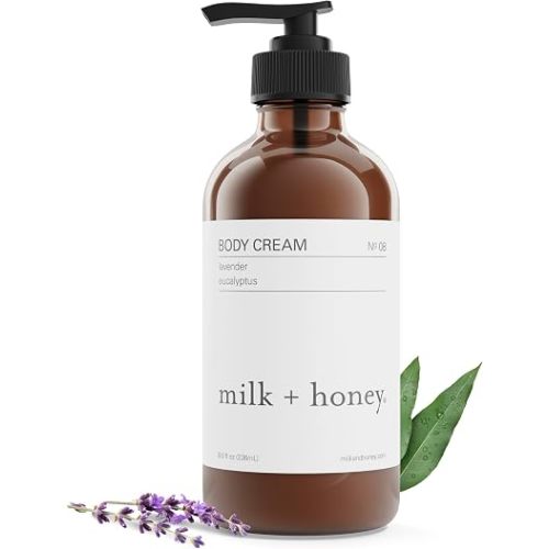 milk + honey No. 8 Body Lotion-Lavender & Eucalyptus, 8 oz (Lavender & Eucalyptus)