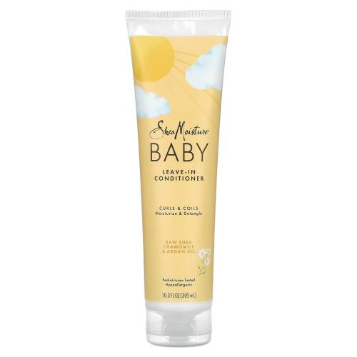 SheaMoisture, Baby, Leave-In Conditioner, Curls & Coils, Raw Shea Chamomile & Argan Oil, 10.3 fl oz (305 ml)