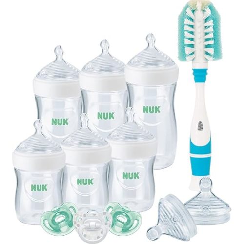 NUK Simply Natural Baby Bottle Newborn Gift Set