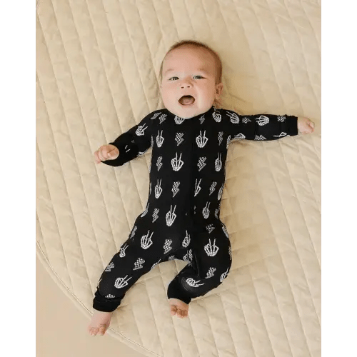 Bamboo Zip Romper | Skelly Vibes – Witching Hour Baby