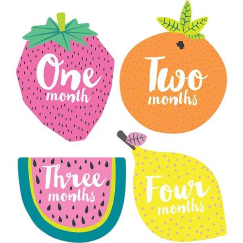 Little Tutti Frutti Monthly Baby Stickers - Lucy Darling | Maisonette