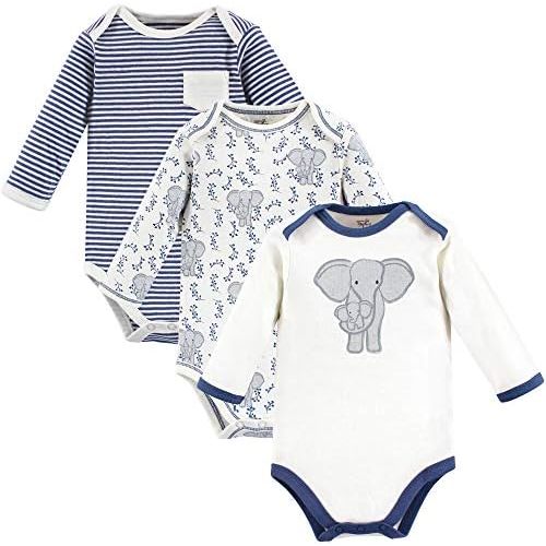 Touched by Nature unisex-baby Organic Cotton Long-sleeve Bodysuits