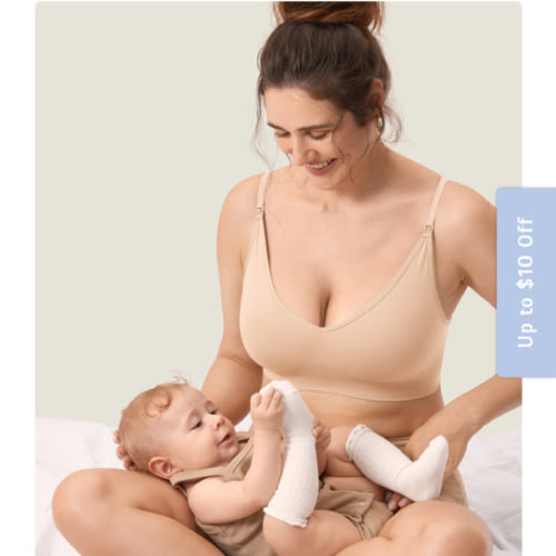 Seamless Soft Knit Nursing Bra
