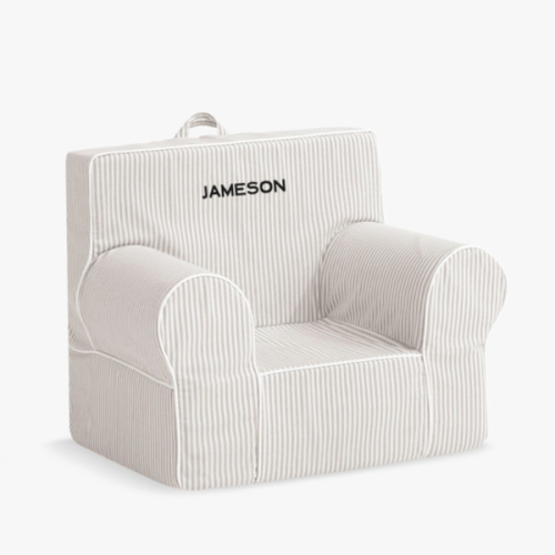 Anywhere Chair®, Oatmeal Oxford Stripe