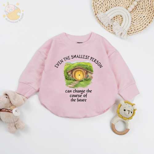 Hobbit Baby Romper, Bookish Baby Romper, Shire Toddler, Halfling Onesie, Even the Smallest Person Quote Shirt, Storybook Inspired Baby Gift