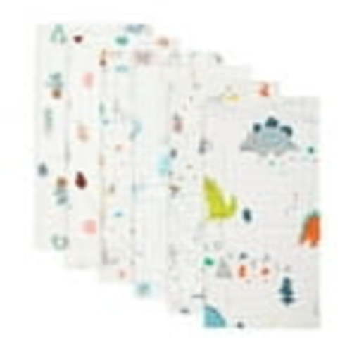 FOOK FISH Muslin Baby Burp Cloths, 6 Pack, 20'' x 10'', Premium Cotton, Ultra Soft, Absorbent, Unisex