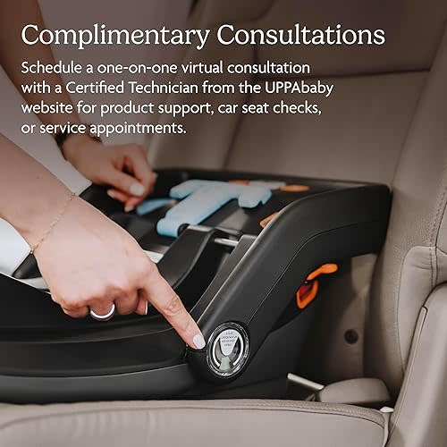 UPPAbaby Extra Mesa V2 Car Seat Base / Compatible with Mesa and Mesa V2 Infant Car Seats / SmartSecure Installation