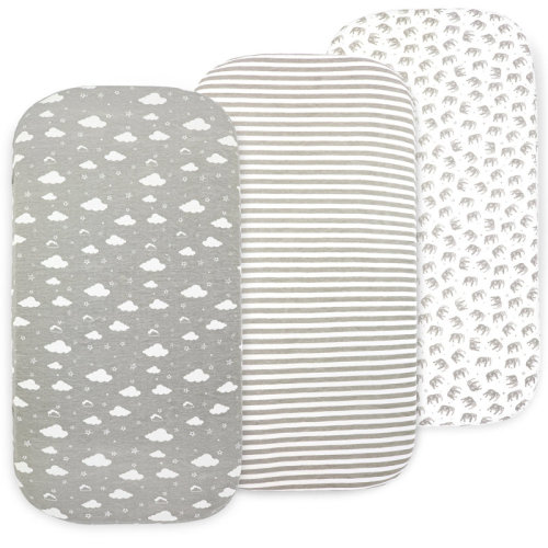 Harriet Bee Etalo Harriet Bee 3 Piece Bassinet Sheet Set | Wayfair