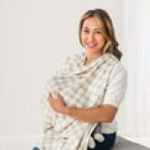 Itzy Ritzy Brand Breastfeeding Boss Taupe Checkerboard