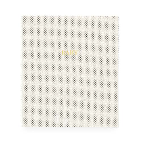 Cream and Black Pindot Baby Book