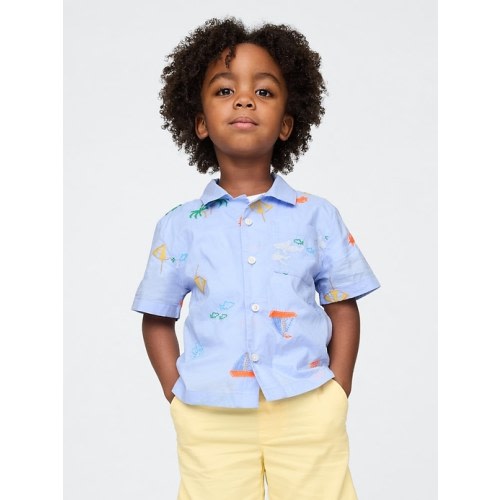 Baby & Toddler Organic Cotton Cabana Shirt