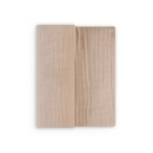 The Little Linen Co. Muslin Wrap Nectar Bear Solid Brown 1 Pack | Baby Bunting AU