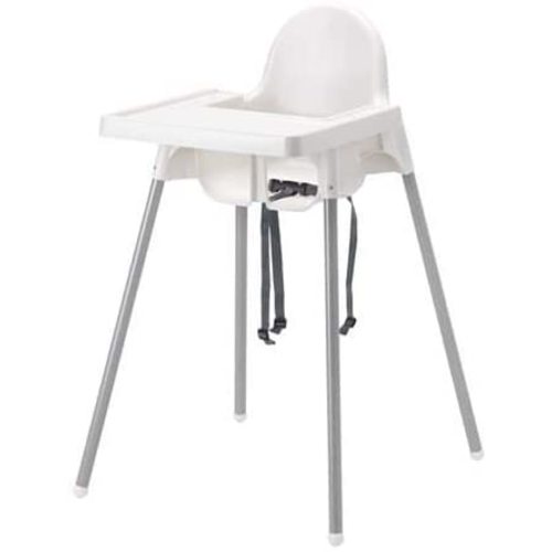 Ikea ANTILOP Highchair with Tray [White]