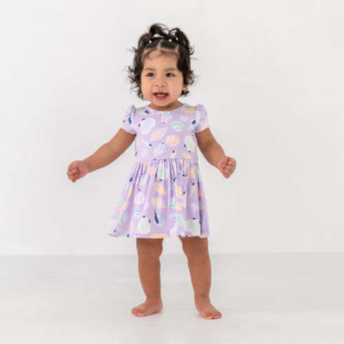 Sandy Treasures Skater Dress with Bodysuit