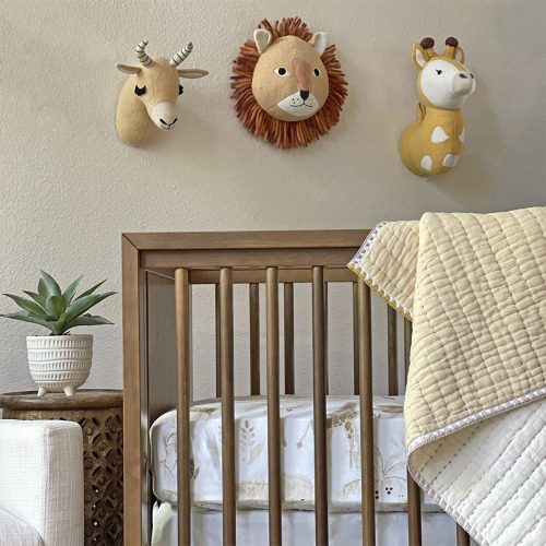Giraffe Plush Head Wall Decor | Nursery Decor - Crane Baby