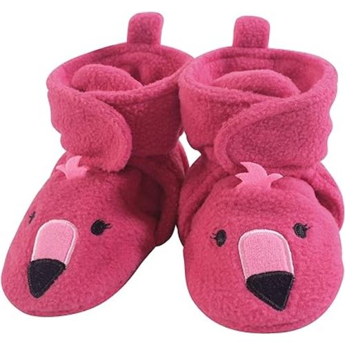 Hudson Baby Unisex-Child Cozy Fleece Booties Winter Accessory Set