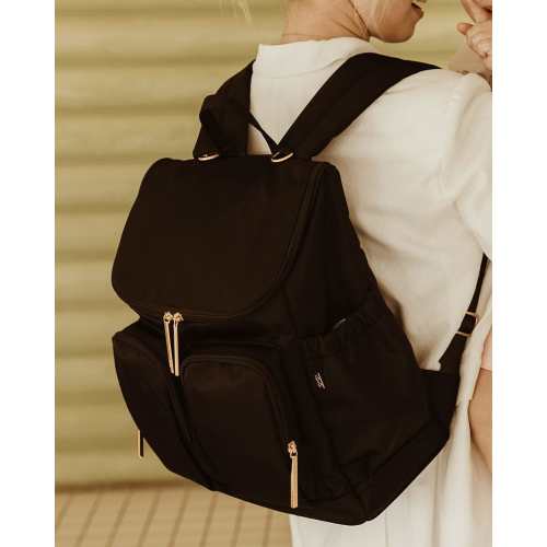 Nappy Backpack - Black | Parnell Baby Boutique