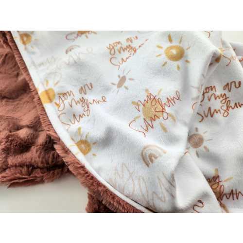 You are my Sunshine - Minky Baby Blanket