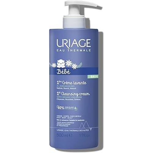 URIAGE Baby Body Wash & Shampoo, 500 mL / 17 oz