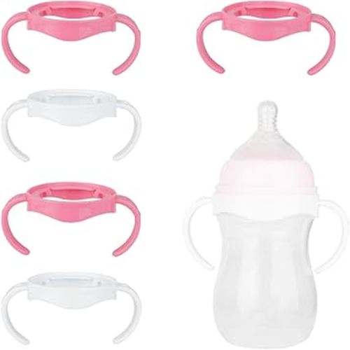 Baby Bottle Handles for Avent Natural Bottles - MAM Bottle Holder for Easy Grip 5PC