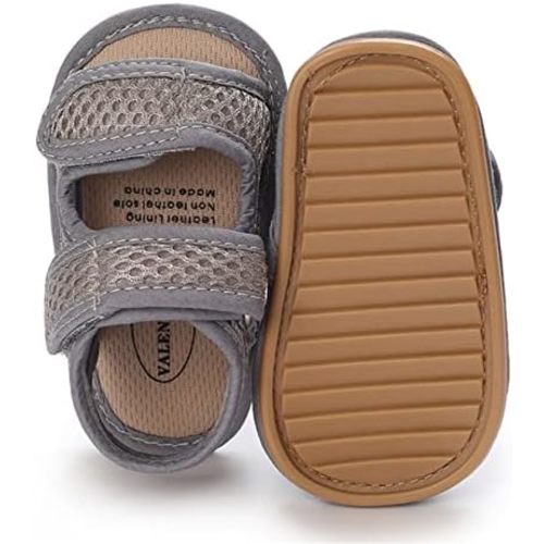 E-FAK Baby Boys Girls Summer Sandals Outdoor Beach Anti-Slip Rubber Soft Sole Newborn Toddler First Walker Shoes