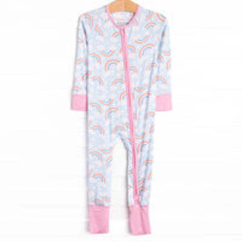 Restful Rays Bamboo Zippy Pajama, Blue – Stitchy Fish