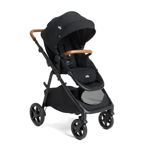 Ginger 4-in-1 Convertible Pramette and Stroller with A Deep Recline, Height Adjustable seat, All-Terrain Wheels, Extra Storage – for Newborns and Toddlers (Shale Dark)