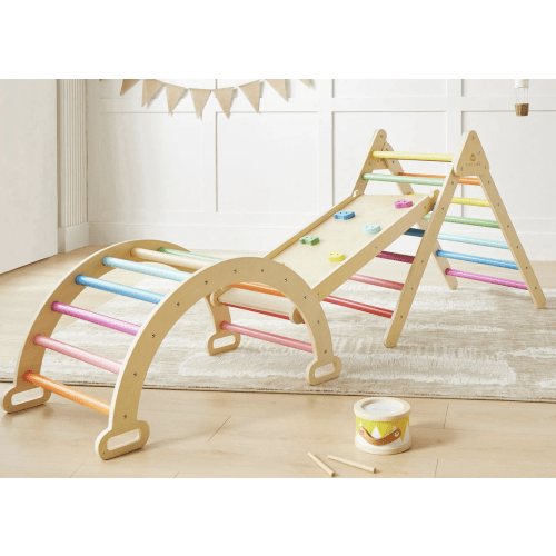 Tiny Land® 7-in-1 Rainbow Climbing Set