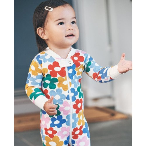 Baby Print 2-Way Zip Sleeper