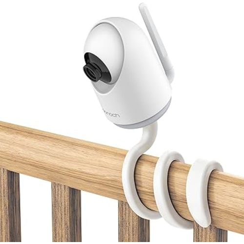 bonoch Baby Monitor Mount, with Add-on 720p HD Baby Camera Unit BBM01/ BBM03/ BBM05, Split-Screen for 2 Babies, VOX Mode, Night Vision, 4X Zoom 2-Way Audio, Lullaby