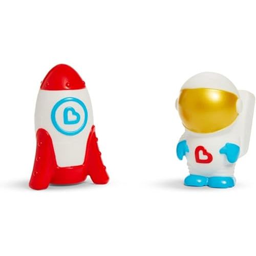 Munchkin® Galaxy Buddies™ Water Safe Light Up Baby and Toddler Bath Toy, Astronaut & Rocket Ship