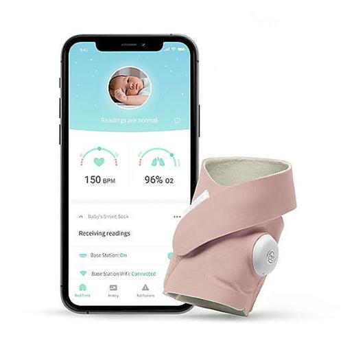 Owlet Smart Sock 3 Baby Monitor (Dusty Rose)