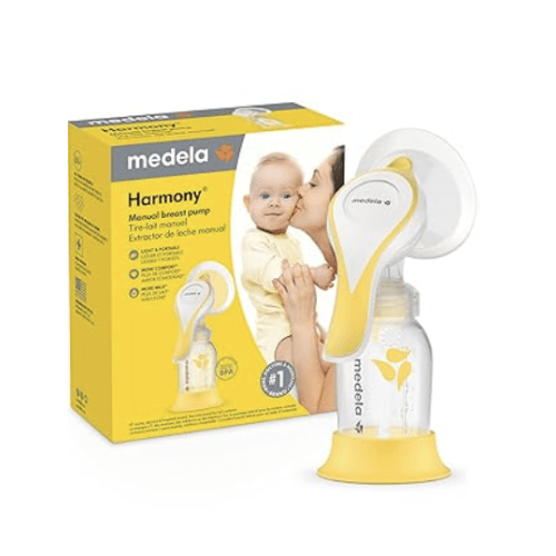 Medela Manual Breast Pump Set - Perfect Pair Bundle, Includes Harmony Manual Breast Pump & Silicone Breastmilk Collector