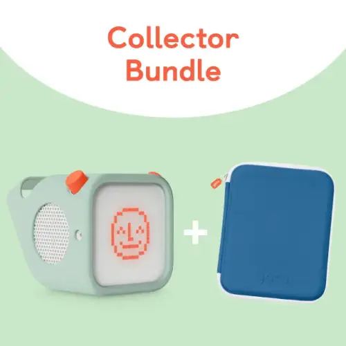 Yoto Player Collector Bundle
Yoto says: The kit for small ears with big appetites. Pack in hours of audio adventures, from stories to songs, maths to meditation, with plenty of space to store and organise a growing collection of treasured cards.