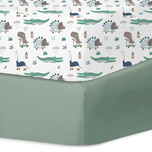 Super Soft Baby Sheet (Leaves & Green)