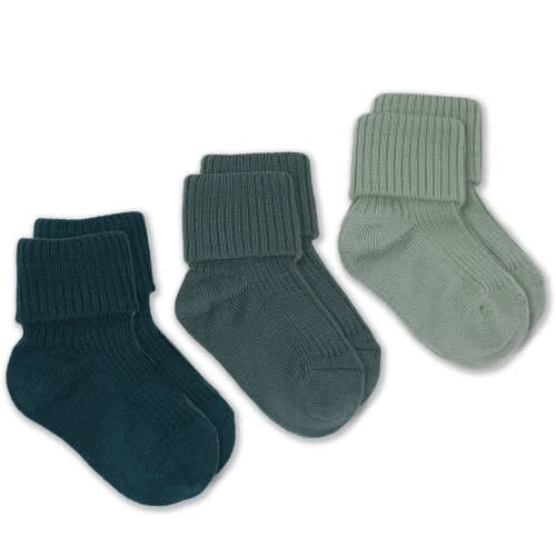 Wool Socks, Baby and Toddler, Pine - size 0-6M