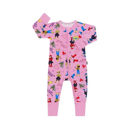 The Wiggles X Bonds Zip Wondersuit | Baby Baby Coverall | BWFVR