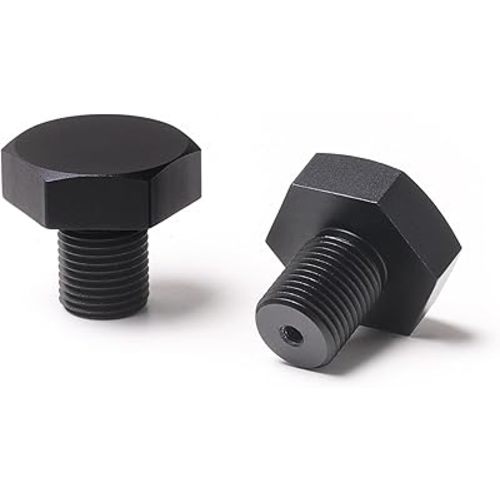 6pcs Singe Hole Drawer Knobs, Aluminum Cabinet Knobs Brushed Hexagonal Handle for Kitchen Cabinet Bathroom Dresser Shoe Cabinet Wardrobe Hardware Handle (Black)