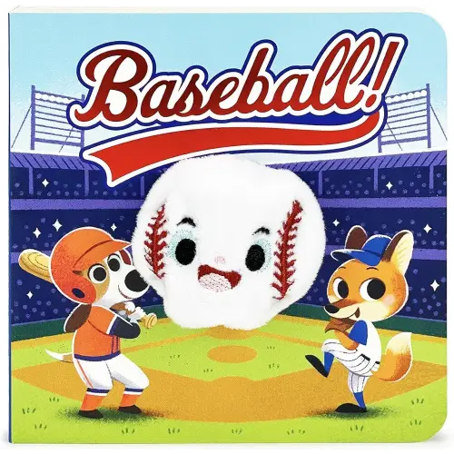 Baseball! Children's Finger Puppet Board Book for Babies and Toddlers
