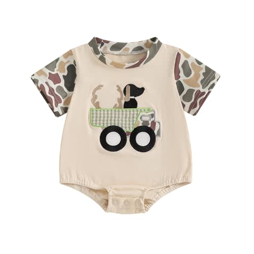 Kavousa Baby Boy Clothes Summer Baby Boy Bubble Romper Short Sleeve Jumpsuit One Piece Outfit Newborn Infant Clothing