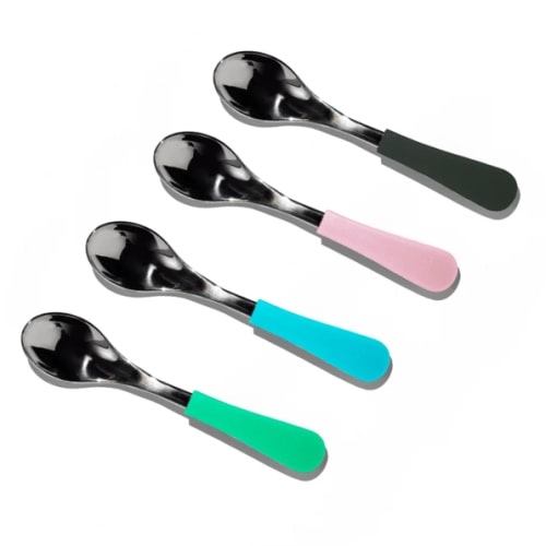 Avanchy | Stainless Steel Baby Spoons - BLW Infant Self Feeding Spoon