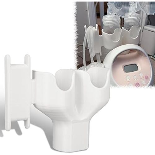 For Spectra S1/S2 Bottle Holder, Dual Organizer with Hose Management Compatible with Spectra S1 Accessories, Essential For Spectra Replacement Pump Parts (New Breast Pump)